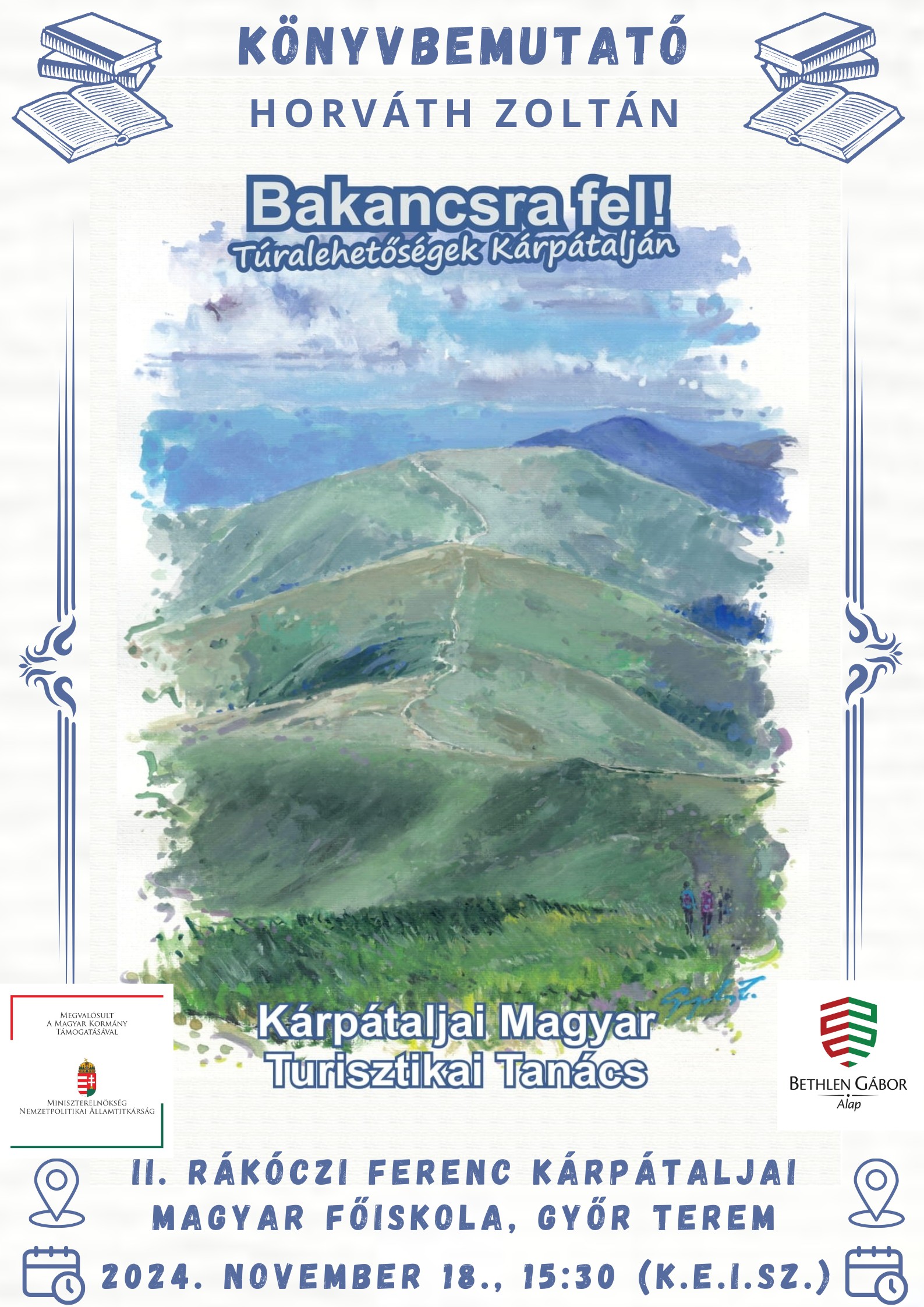 Bakancsra fel! Könyvbemutató